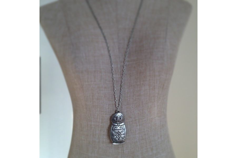 Sautoir argent pas cher