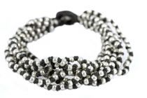 Bracelet vintage en perles multirangs