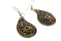 Boucles d'oreilles en lapis lazuli