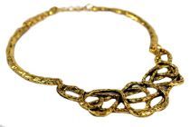 Collier métal doré par cher