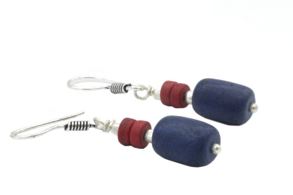 Boucles d'oreilles Ming Boucles d'oreilles pendantes longues argent