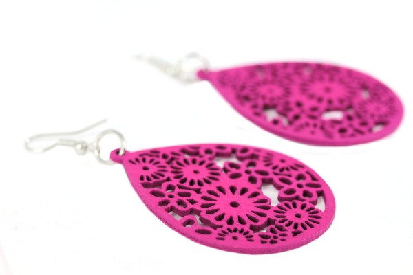 Boucles d'oreilles Koh Phi phi Boucles d'oreilles anneau bois