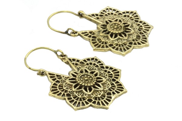 Boucles d'oreilles Kukulkán Boucles d'oreilles or anciennes