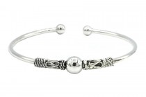 Bracelet en argent tribal homme et femme