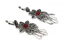 Boucles d'oreilles indiennes style d'Inde