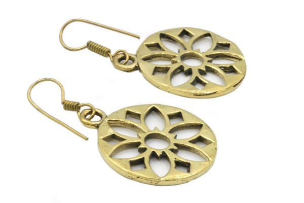 Boucles d'oreilles ethniques bronze