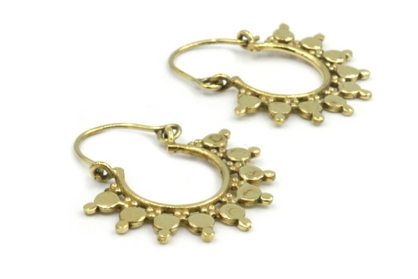 Boucles d'oreilles tribales Hmong Boucles d'oreilles ethniques chic et bohème
