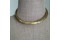 Collier tour de cou rigide or
