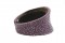 Bague jonc  galuchat mauve