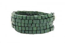 Bracelet en jade Vert et Blanc