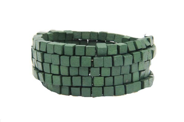 Bracelet en bois Vert 