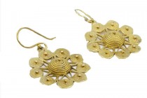 Boucles d'oreilles tribales or