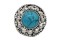 Bague en pierre turquoise et argent femme et homme