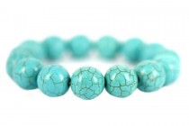 Bracelet manchette pierre turquoise femme homme