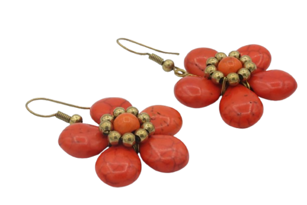 Boucles d'oreilles Zapotèque Boucles d'oreilles fleurs