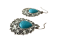 Boucles d'oreilles turquoise