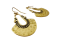 Boucle d'oreille pendante dorées