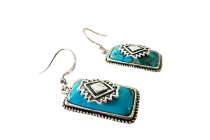 Boucles oreilles turquoise