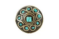 Bague turquoise et argent