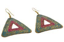 Boucles d'oreilles forme triangle