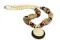Collier sautoir ethnique ancien d’Asie