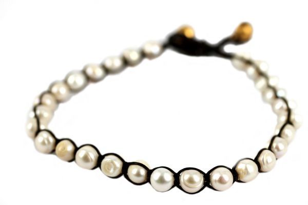 Bracelet de cheville en perles 