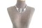 Collier plastron argent ethnique