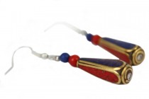 Boucles d'oreilles argent du Tibet