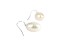 Boucles d'oreilles en perles blanches