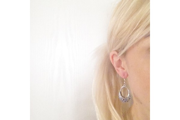 Boucles d'oreilles anciennes à restaurer - Style vintage - Paire unique