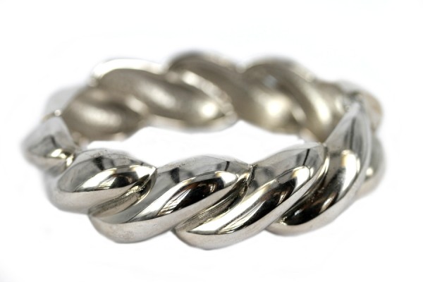 Bracelet torsade argent Bracelet torsade argent