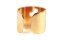 Broche Fantaisie Dorée Style Art Abstrait - 44 Grammes, Alliage, Modèle W1140 - Occasion