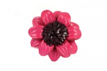 Bague forme de fleur rose