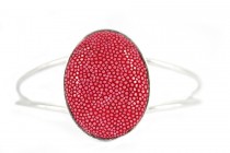 Bracelet femme en galuchat