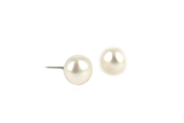 Boucles d'oreilles Perles Blanches