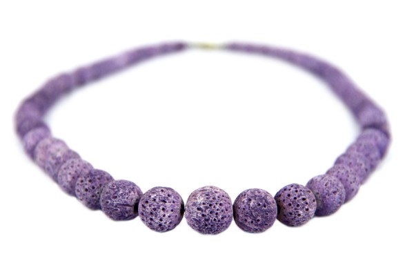 Collier en corail mauve Collier corail mauve