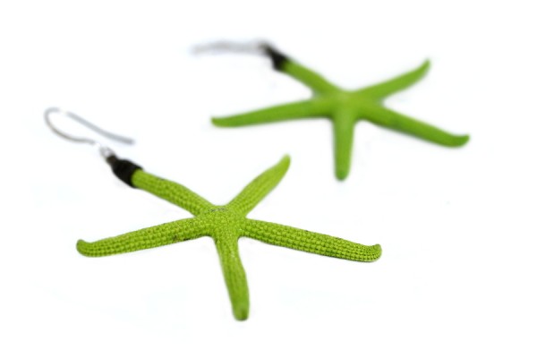 Boucles étoiles de mer anis Boucles étoiles de mer anis