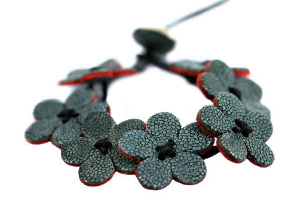 Bracelet galuchat encre Bracelet galuchat encre