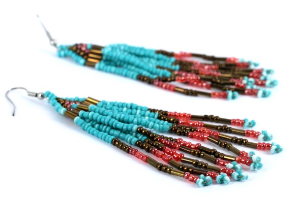 Boucles d'oreilles Sioux Boucles d'oreilles Sioux turquoise argent