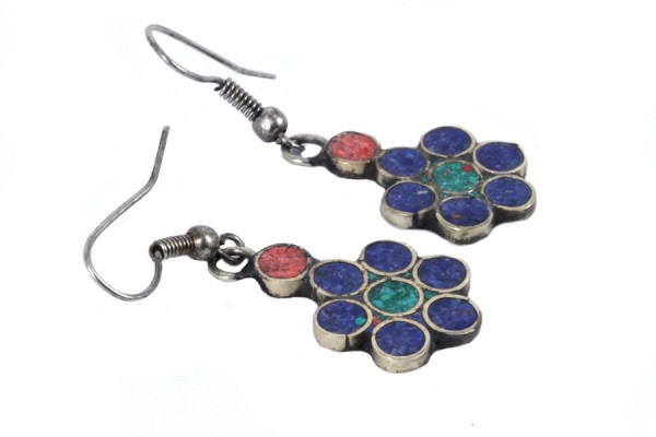 Boucles d'oreilles en Lapis lazuli Boucles d'oreilles en Lapis lazili