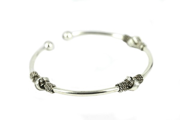 Jonc ethnique Kayah Bracelet doré ethnique pas cher