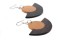 Achat boucles d'oreilles artisanales en bois rond