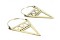  Boucles d'oreilles style ethnique triangles