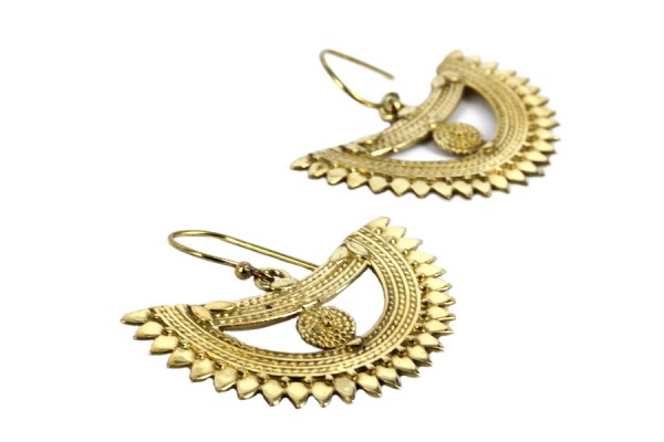 Boucles d'oreilles Kukulkán Boucles d'oreilles or anciennes