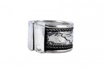 Bague argentÃ© design homme femme