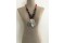 Collier sautoir femme multicolore en bois plusieurs rangs