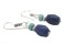 Boucles d'oreilles Sioux turquoise argent