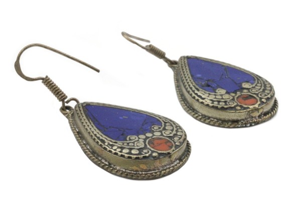 Boucles d'oreilles Himalaya Boucles d'oreilles hmong