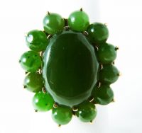 Bijoux en jade véritable vrai pierre naturel et non traité