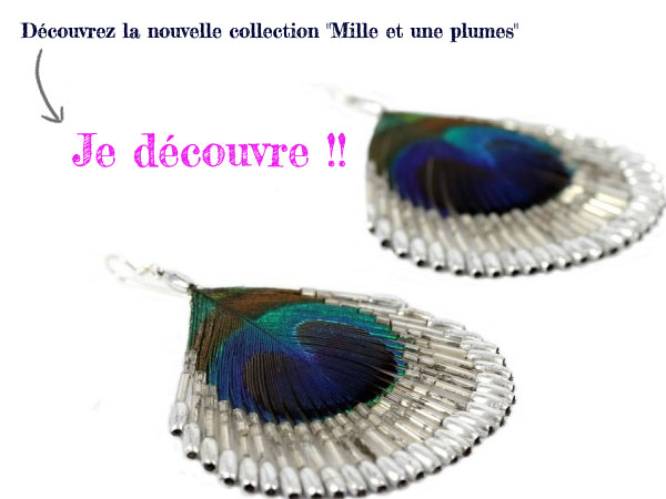 bijoux en plumes nouveautes